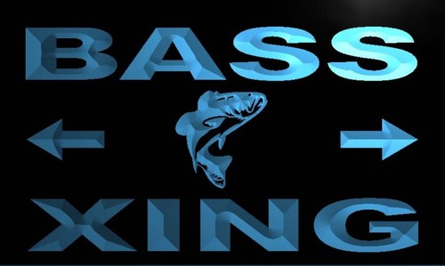 Bass Xing Neon Light Sign